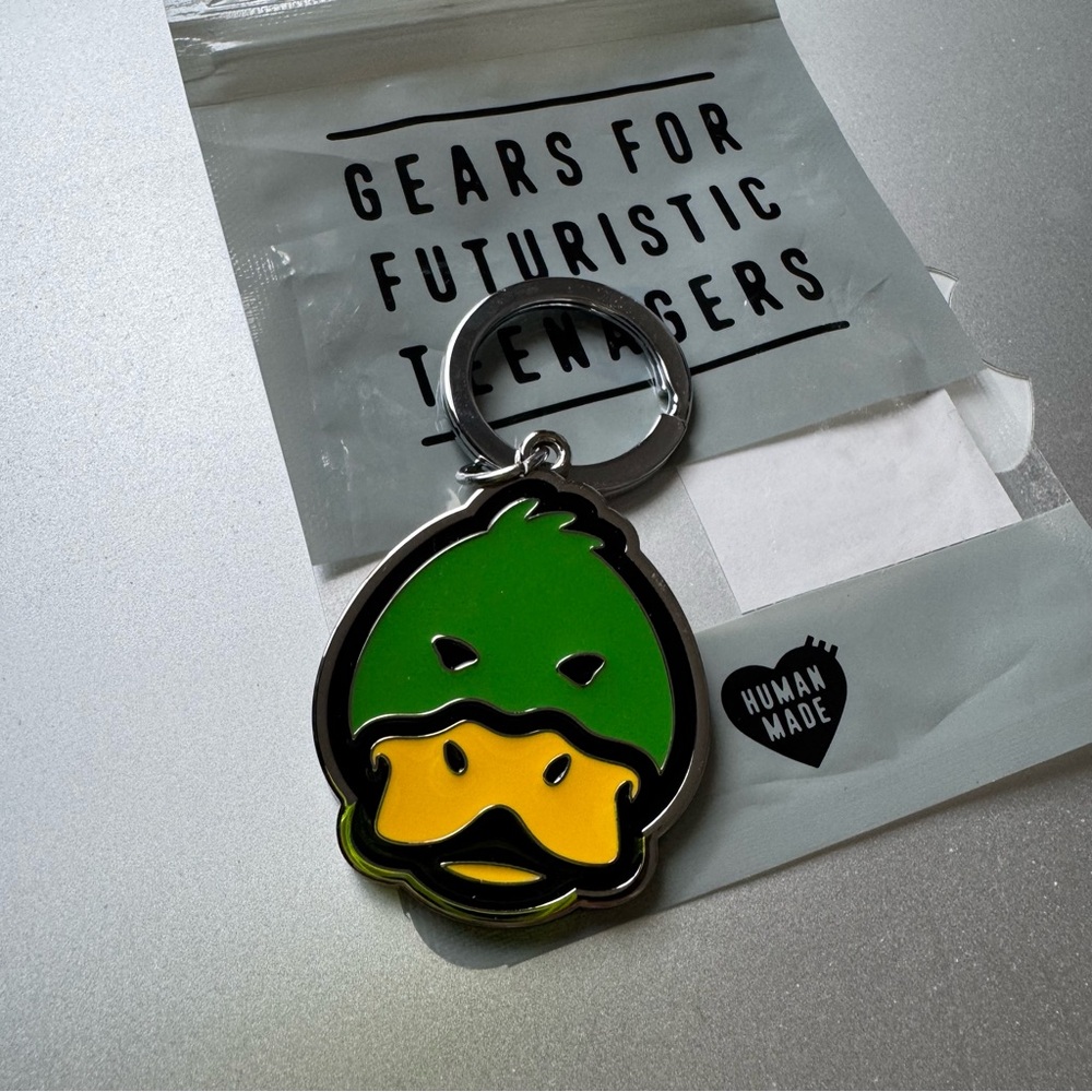 Human Made Silver Keychain (single duck head)